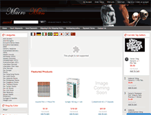 Tablet Screenshot of macromass.com